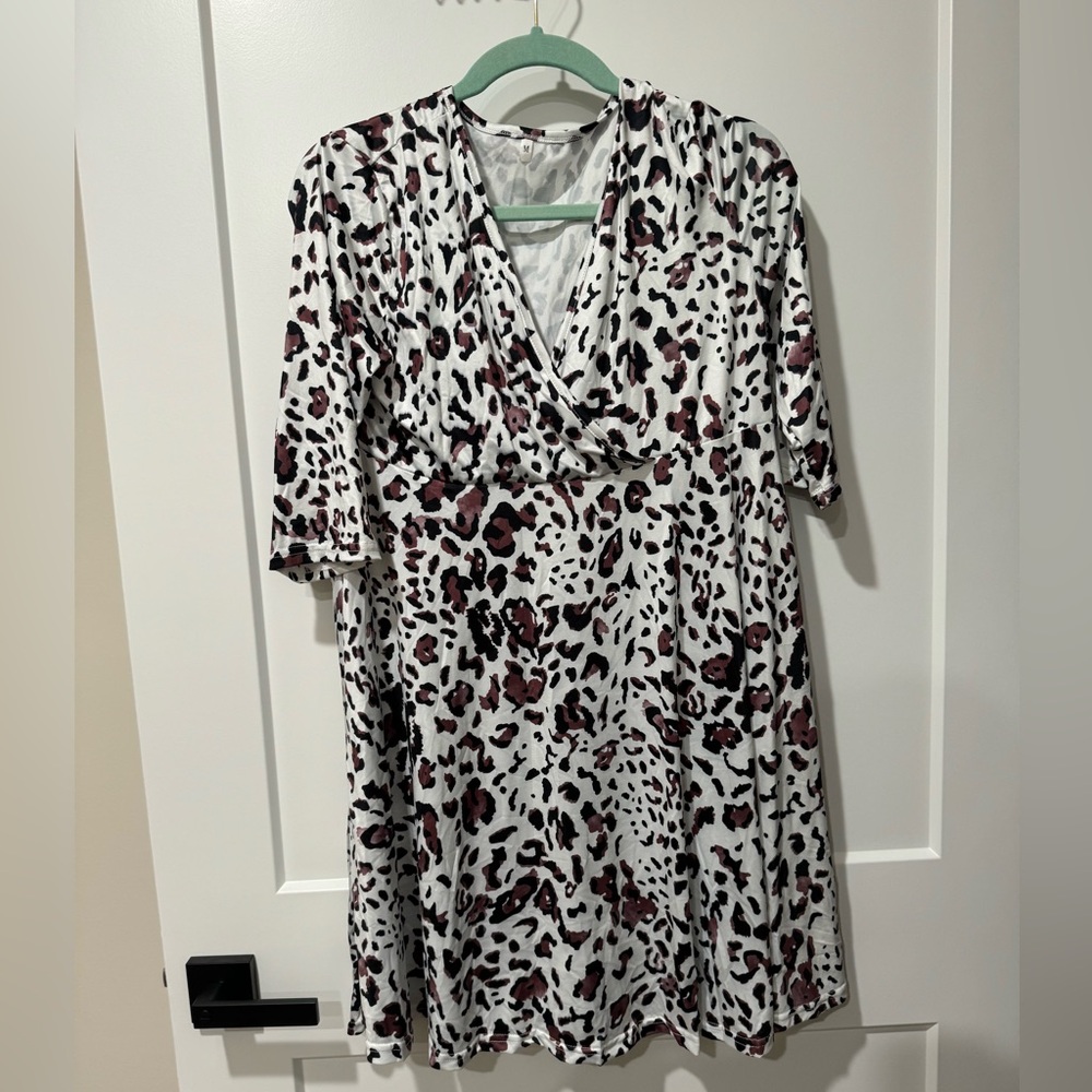 Maternity Leopard Print Dress